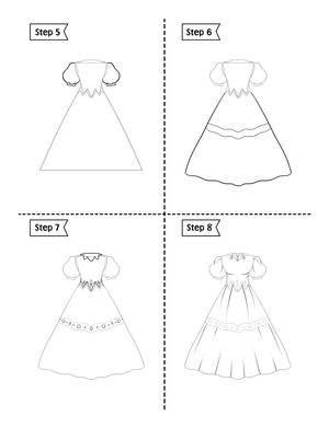 Free How to Draw Dresses - 1