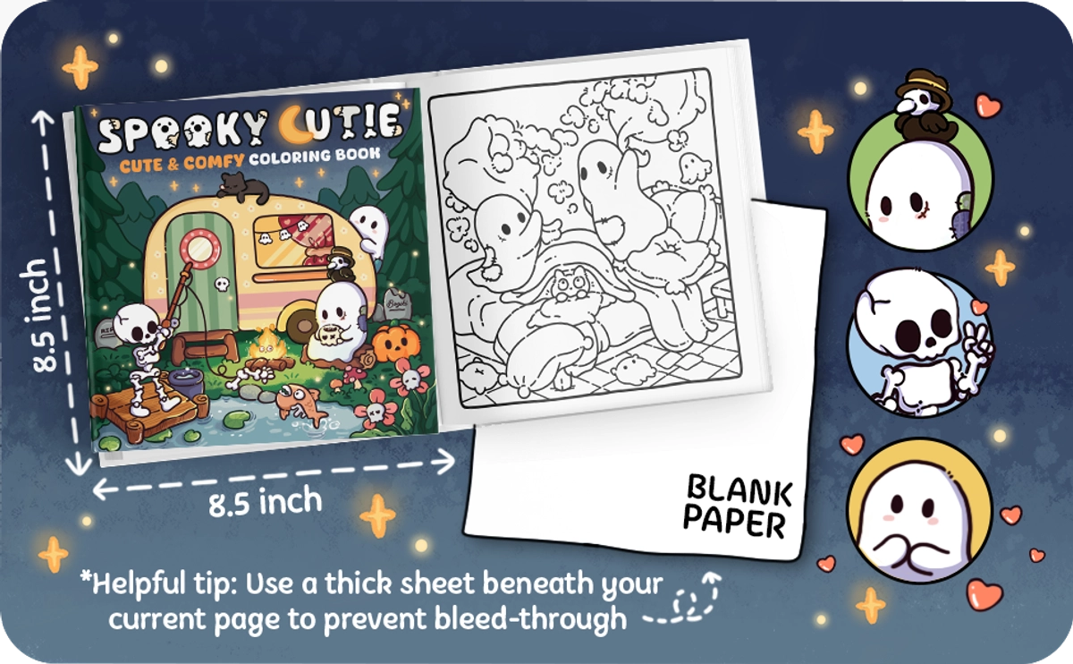 Spooky Cutie Coloring Book - content plus - 2