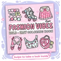 Thumbnail Fashion Vibes Coloring Book - 1