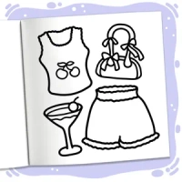 Thumbnail Fashion Vibes Coloring Book - 7