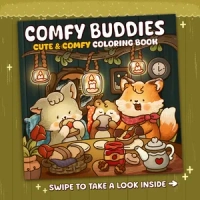 Thumbnail Comfy Buddies Coloring Book - 1