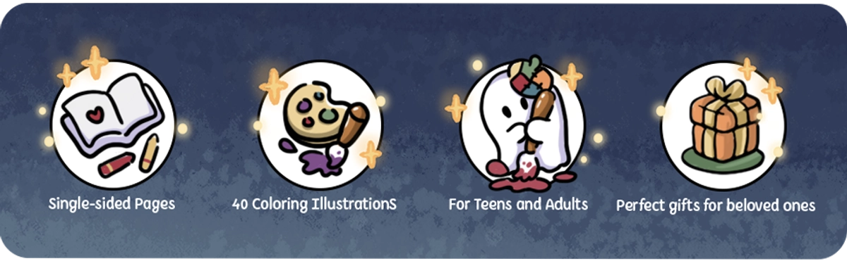 Spooky Cutie Coloring Book - content plus - 3