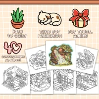 Thumbnail Nook Corner Coloring Book - 2