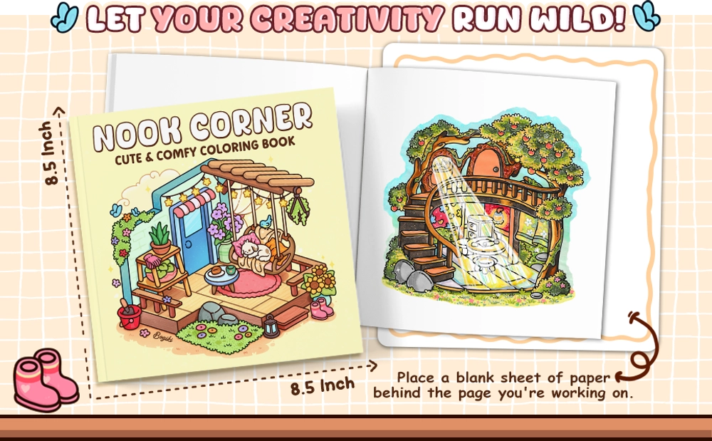 Nook Corner Coloring Book - content plus - 2