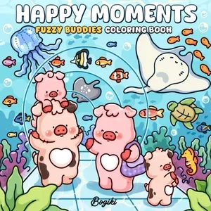 Happy Moments Coloring Book