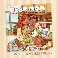 Thumbnail Dear Mom Coloring Book - 1