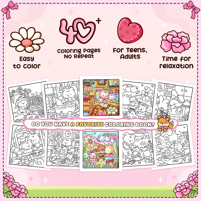 Mom Moments Coloring Book - 2