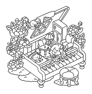 Free Hygge Nook Coloring Book - 0