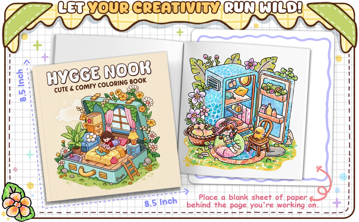 Hygge Nook Coloring Book - content plus - 2