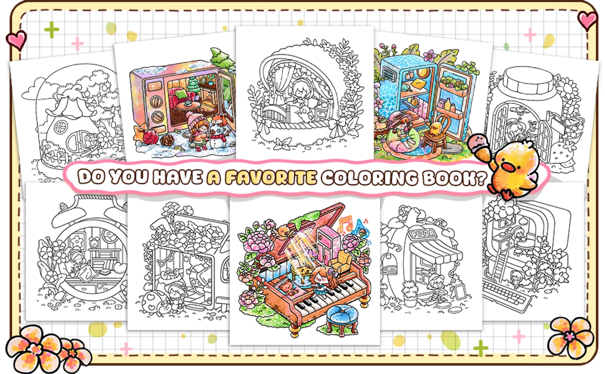 Hygge Nook Coloring Book - content plus - 4