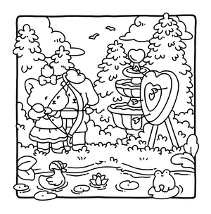 Free Romantic Vibes Coloring Book - 5