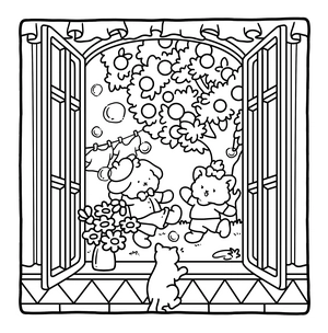 Free Romantic Vibes Coloring Book - 6