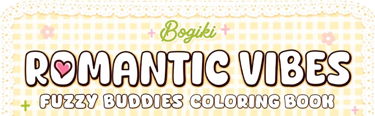 Romantic Vibes Coloring Book - content plus - 0