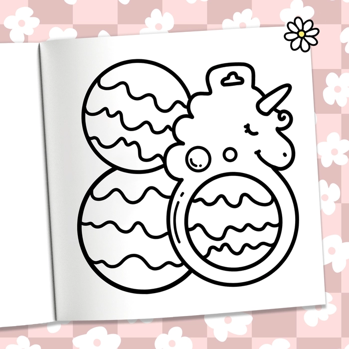 Libro Para Colorear De Cosmeticos Glow - 6