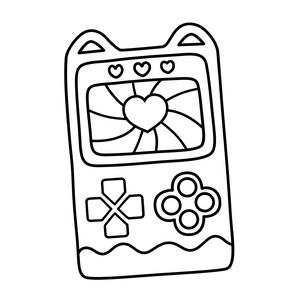Free Cute & Groovy Coloring Book - 6