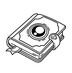 Free Spooky Things Coloring Book - 0