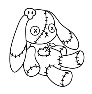 Free Spooky Things Coloring Book - 2