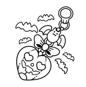 Free Spooky Things Coloring Book - 4