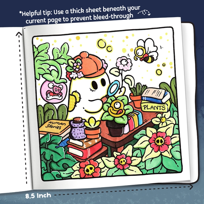 Spooky Cutie Coloring Book - 3