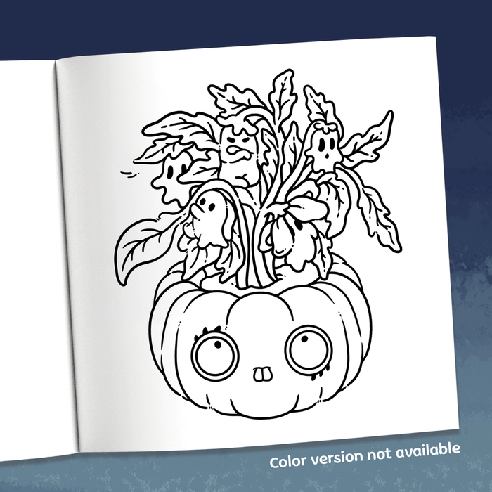 Spooky Cutie Coloring Book - 4