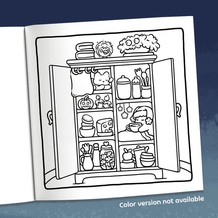 Spooky Cutie Coloring Book - 6