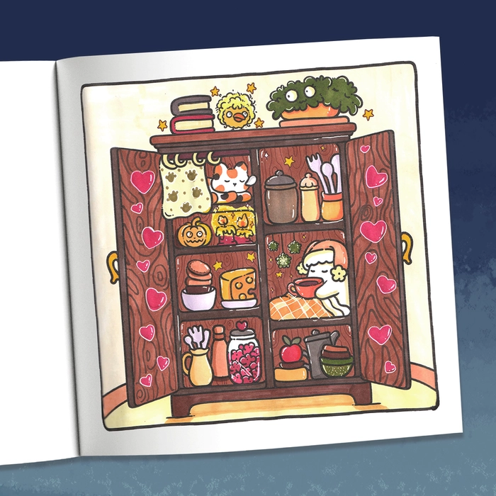 Spooky Cutie Coloring Book - 7