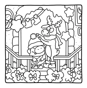 Free Snuggly Buddies Coloring Book - 0