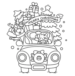 Free Snuggly Buddies Coloring Book - 2