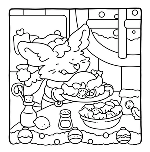 Free Snuggly Buddies Coloring Book - 4