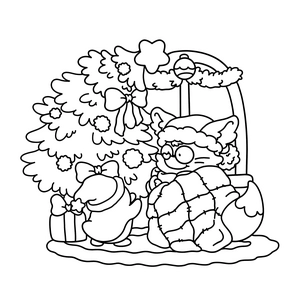 Free Snuggly Buddies Coloring Book - 6