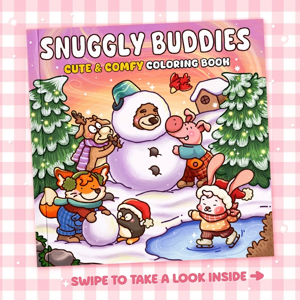 Snuggly Buddies Coloring Book - 1