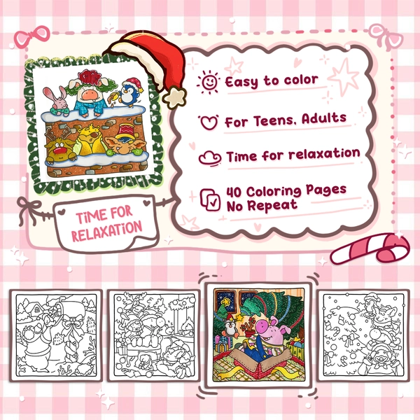 Snuggly Buddies Coloring Book - 2