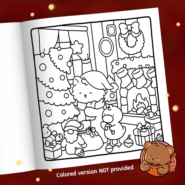 Fuzzy Buddies Coloring Book - 3