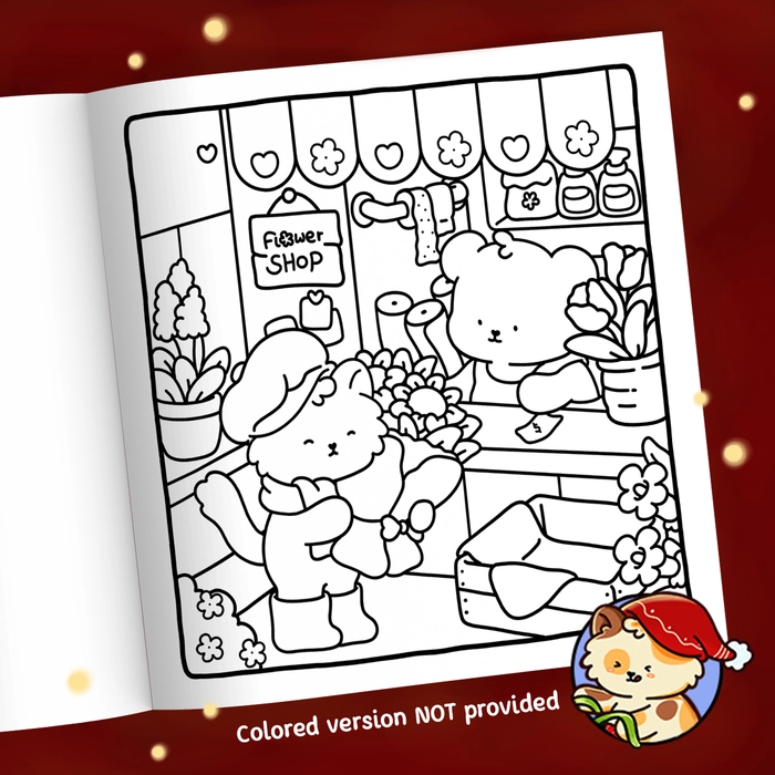Fuzzy Buddies Coloring Book - 4