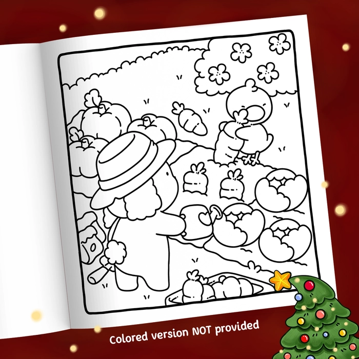 Fuzzy Buddies Coloring Book - 6