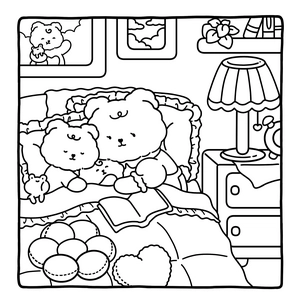 Mom Moments coloring page