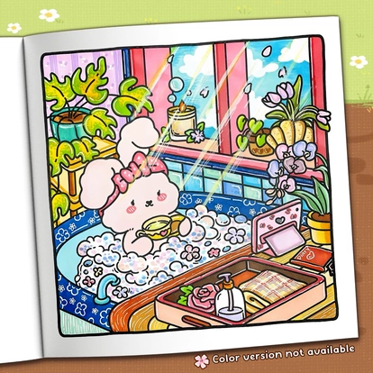Unwind with Nature: Discover the Joy of the Spring Moments Coloring Book