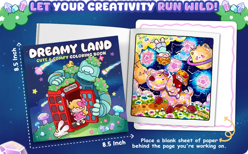 Dreamy Land Coloring Book - content plus - 2