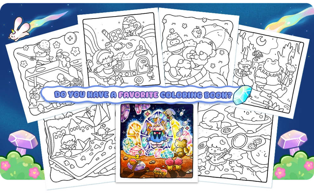 Dreamy Land Coloring Book - content plus - 4
