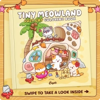Thumbnail Tiny Meowland Coloring Book - 1