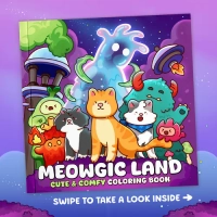 Thumbnail Meowgic Land Coloring Book - 1