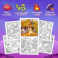 Thumbnail Meowgic Land Coloring Book - 2
