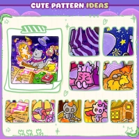 Thumbnail Meowgic Land Coloring Book - 9