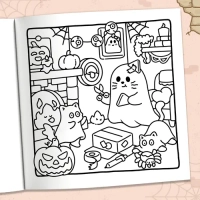 Thumbnail Ghost Chill Coloring Book - 5