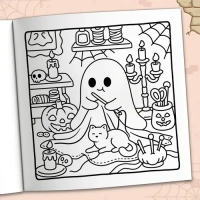 Thumbnail Ghost Chill Coloring Book - 7