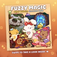 Thumbnail Fuzzy Magic Coloring Book - 1