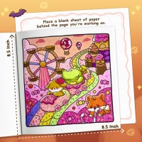 Thumbnail Fuzzy Magic Coloring Book - 4