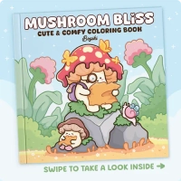Thumbnail Mushroom Bliss Coloring Book - 1
