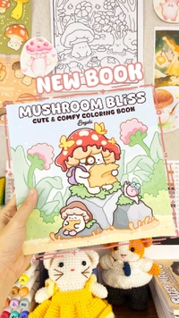 Thumbnail Mushroom Bliss Coloring Book - 3