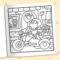 Thumbnail Fuzzy Holiday Coloring Book - 4